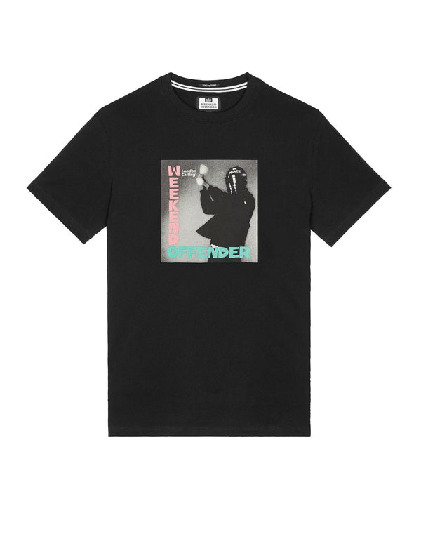 Weekend Offender Camiseta London Calling Negra