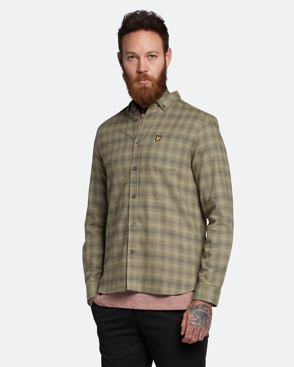 Lyle & Scott Camisa Seaweed