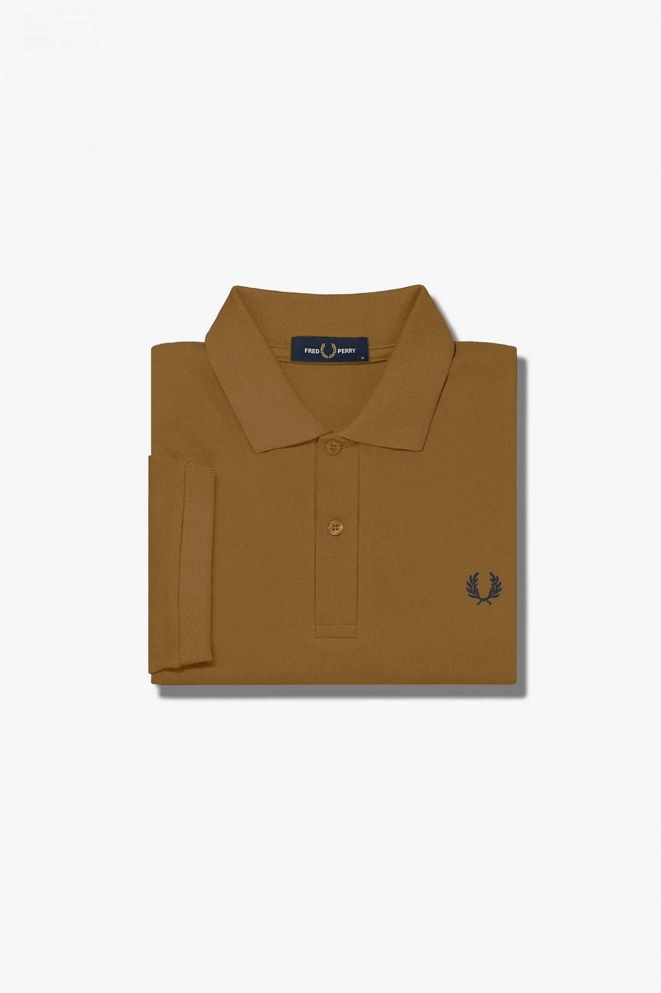 Fred Perry Polo M6000 Liso Dark Caramel